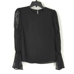 Endless Rose Lace Blouse Black Size XSmall